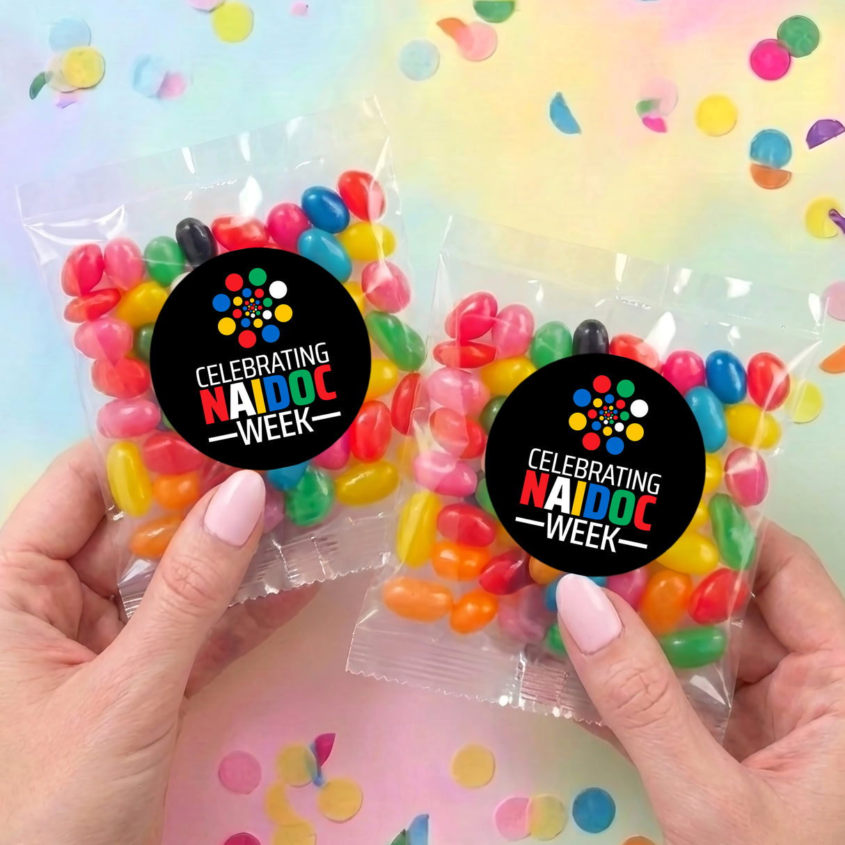 Naidoc Design 1 Personalised Jelly Bean Bags
