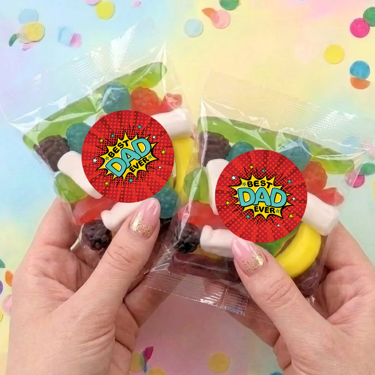 Best Dad Ever Personalised Party Mix Lolly Bag