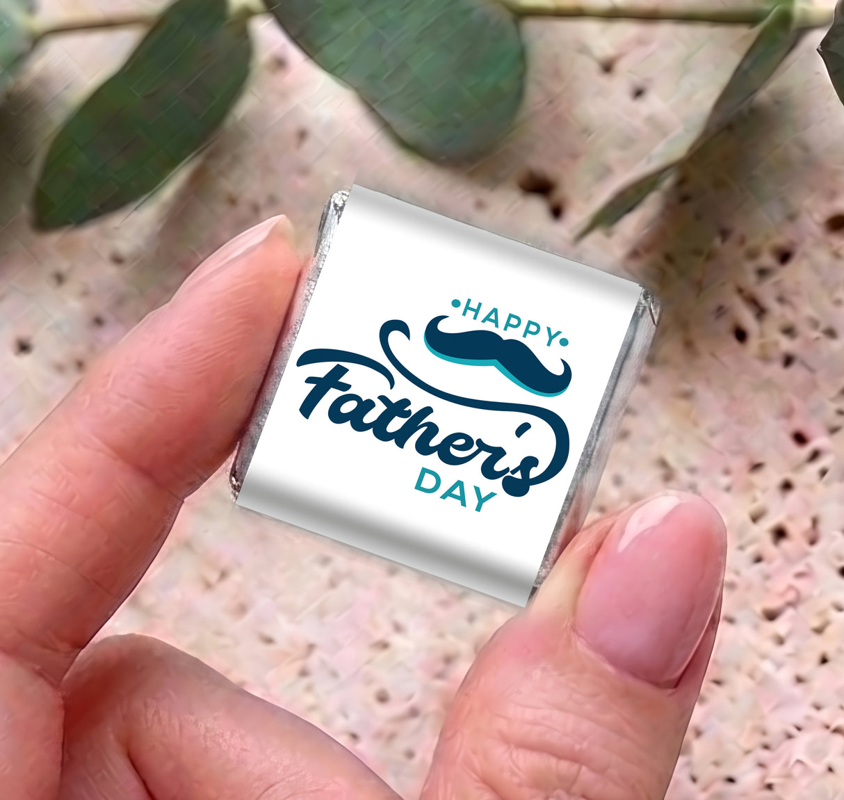 Moustache Fathers Day Personalised Mini Chocolates