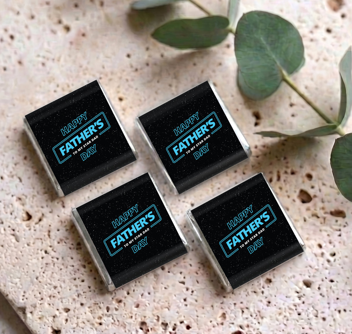 Star Wars Inspired Fathers Day Personalised Mini Chocolates
