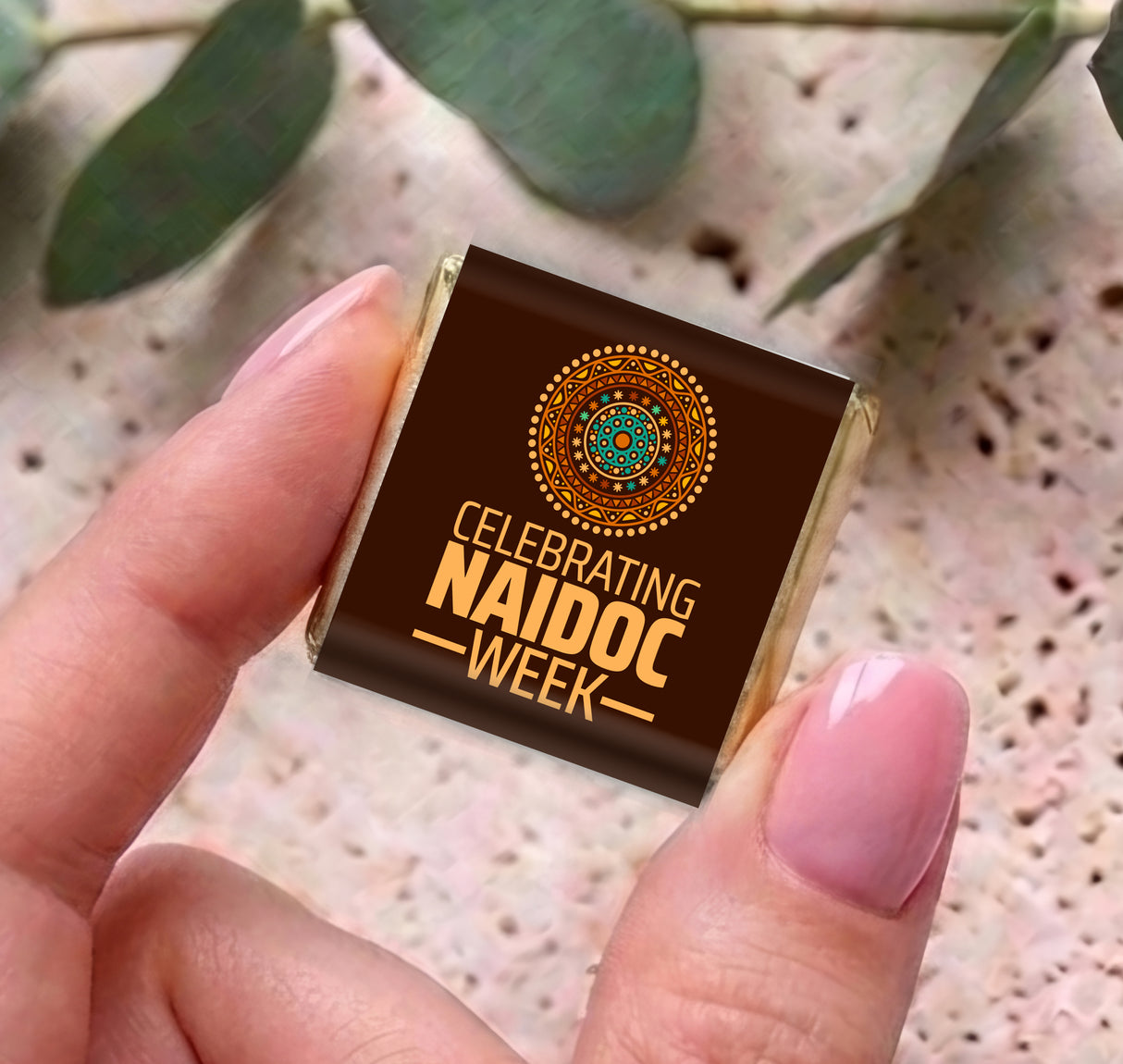 Naidoc Design 2 Personalised Mini Chocolates