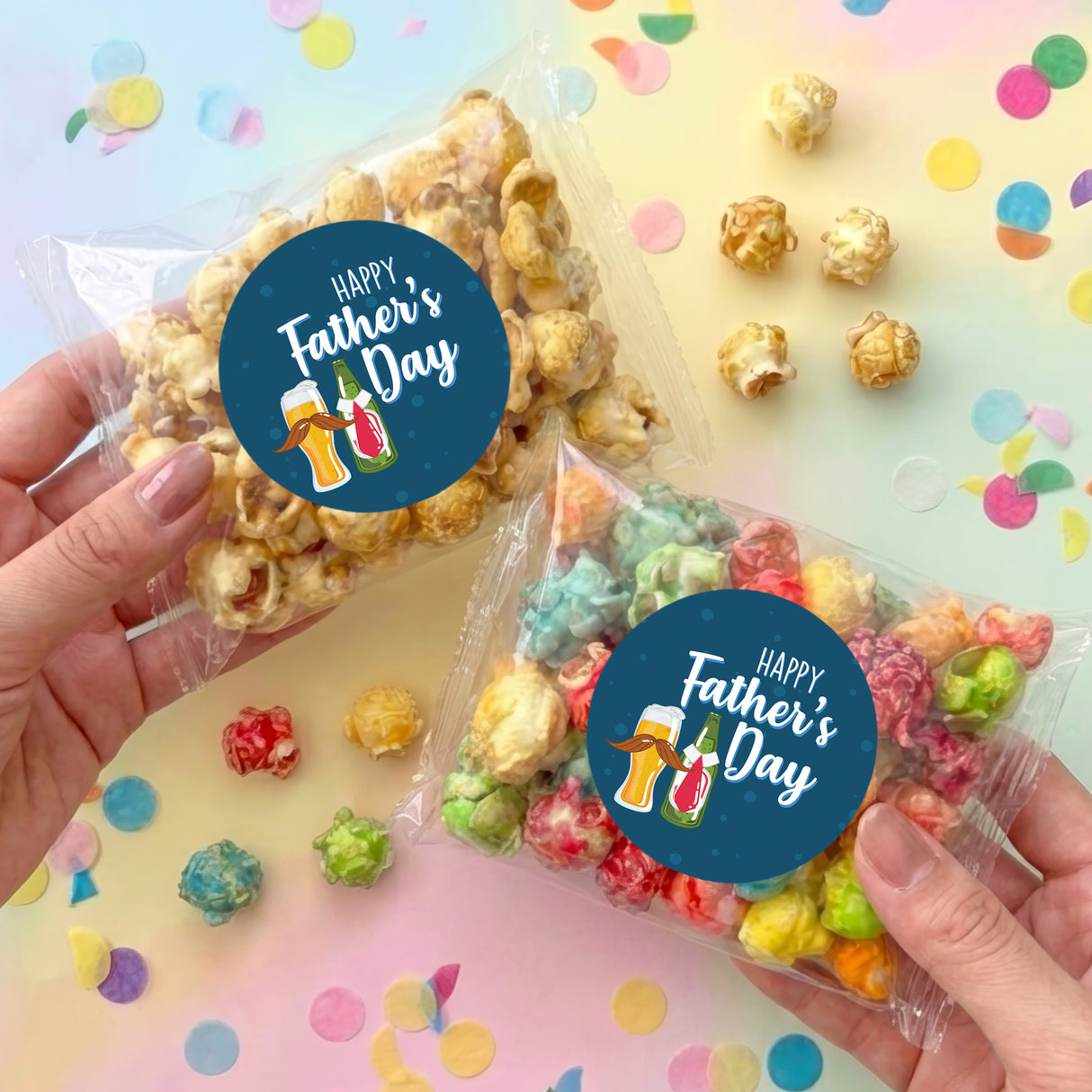 Fun Beers Fathers Day Personalised Popcorn Bag