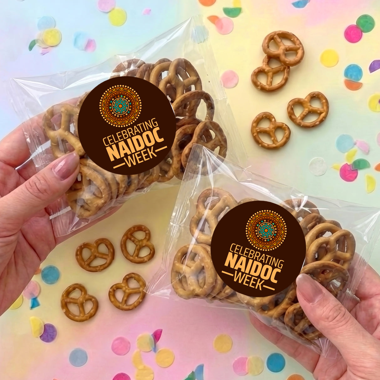 Naidoc Design 2 Personalised Pretzel Bag