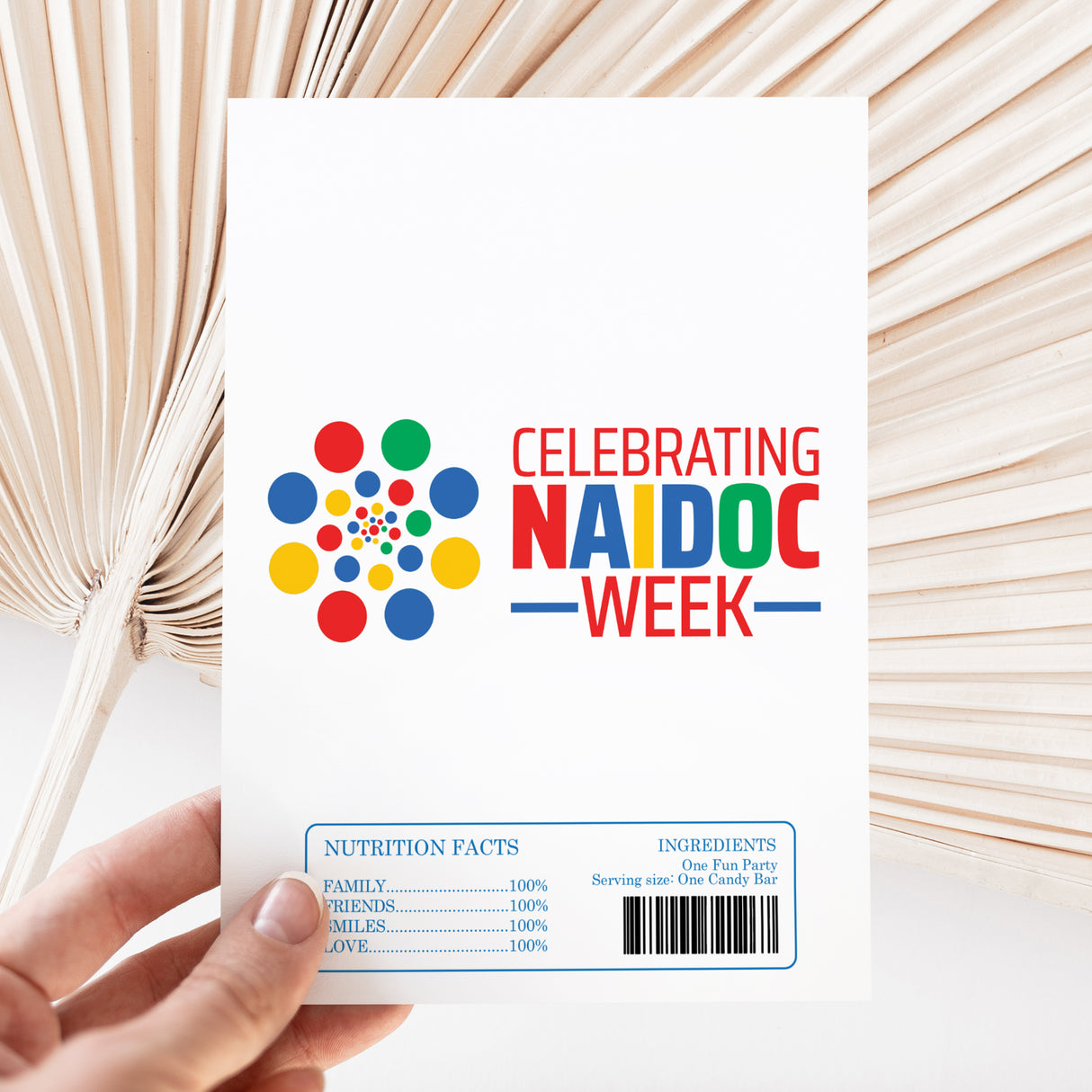 Naidoc Week Chocolate Wrapper 3 DIY