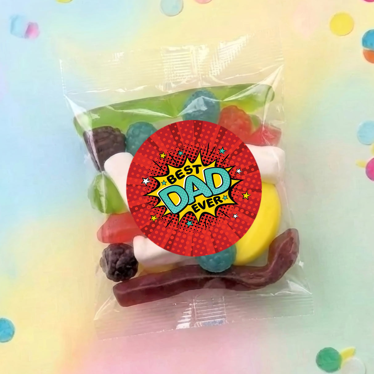Best Dad Ever Personalised Party Mix Lolly Bag