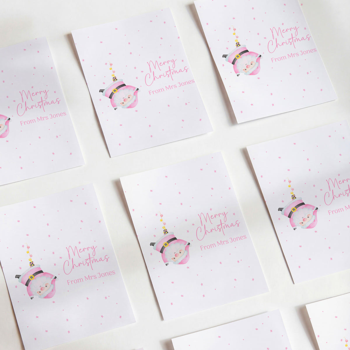 Silly Santa DIY Printed Chocolate Wrappers