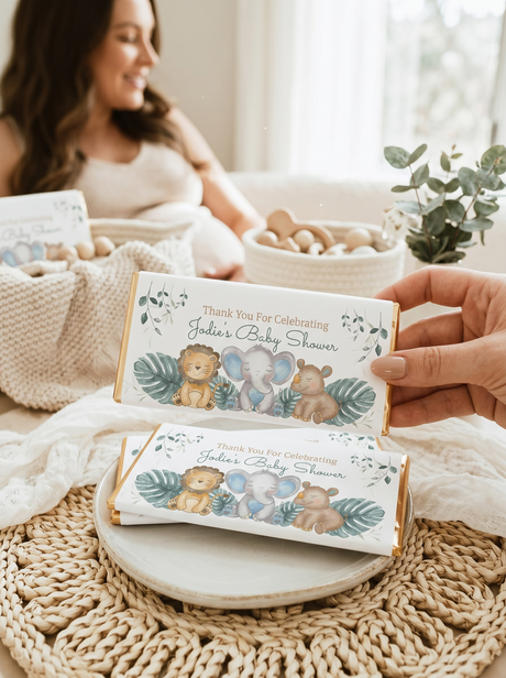 Baby Shower & Gender Reveal Party Ideas: Personalised Favours, Sweet Treats & More