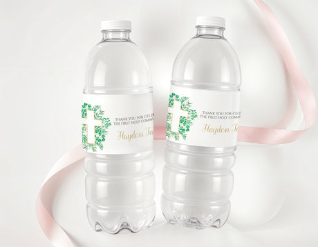 First Holy Communion Drink Labels