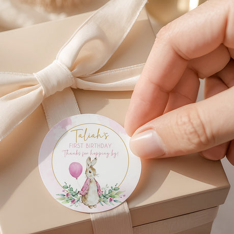 First Birthday Labels & Stickers