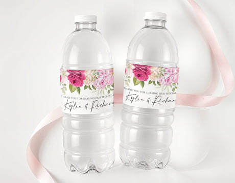 Wedding Drink Bottle Labels