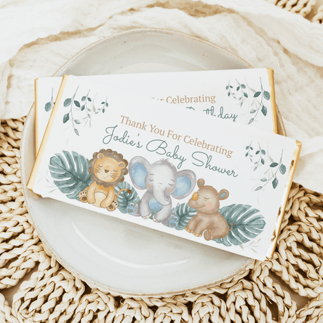 Baby Shower Chocolate Bars