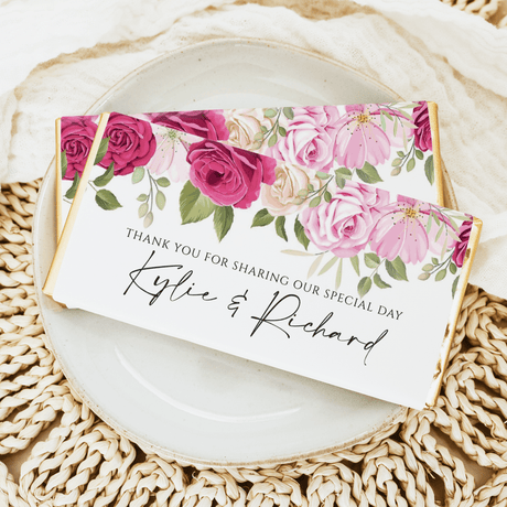 Wedding Chocolate Bars