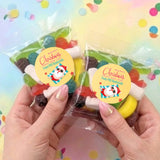 Sunbaking Santa Personalised Party Mix Lolly Bag