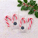 Christmas Florals Personalised Mini Candy Canes