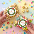 Christmas Wreath Personalised Popcorn Bag