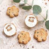 Little Dumpling Gender Neutral Baby Shower Personalised Bite Size Choc Chip Cookies