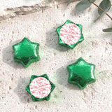Red Safari Toile Baptism Personalised Foil Covered Chocolate Stars