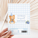 Blue Berry First Birthday Chocolate Wrapper DIY