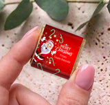Waving Santa Personalised Mini Chocolates