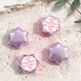 Red Safari Toile Baptism Personalised Foil Covered Chocolate Stars
