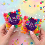 Diwali Purple Elephant Personalised Jelly Bean Bags