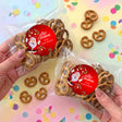 Waving Santa Personalised Pretzel Bag