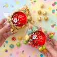 Waving Santa Personalised Popcorn Bag