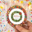 Christmas Greenery Personalised Giant Freckles