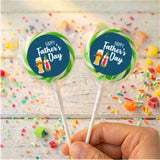Fun Beers Fathers Day Personalised Lollipops