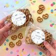 Under the Sea pretzel gift bag with label: Freddie, 3
