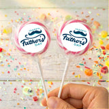 Moustache Fathers Day Personalised Lollipops