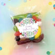 Mother's Day lolly bag with floral card tag 'Happy Mother's Day' and assorted wrapped sweets