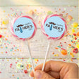 Tie Moustache Fathers Day Personalised Lollipops