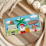 Surfing Santa Chocolate Bar