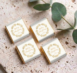 Christmas Gold Pine Personalised Mini Chocolates