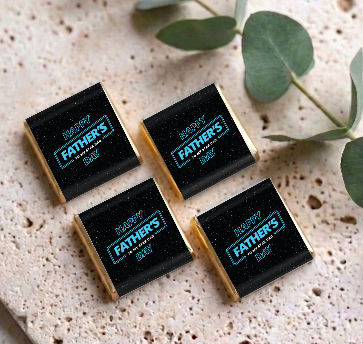 Star Wars Inspired Fathers Day Personalised Mini Chocolates