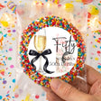 Champagne 50th Birthday Personalised Giant Freckles