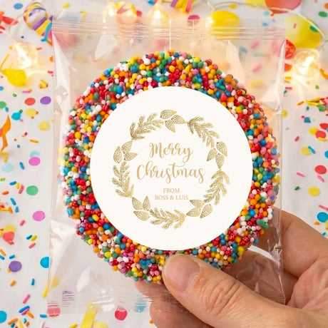 Christmas Gold Pine Personalised Giant Freckles