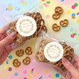 Christmas Gold Pine Personalised Pretzel Bag