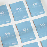 Blue 100th Birthday Chocolate Wrapper DIY Mockup