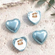 Little Dumpling Blue Personalised Foil Covered Chocolate Hearts