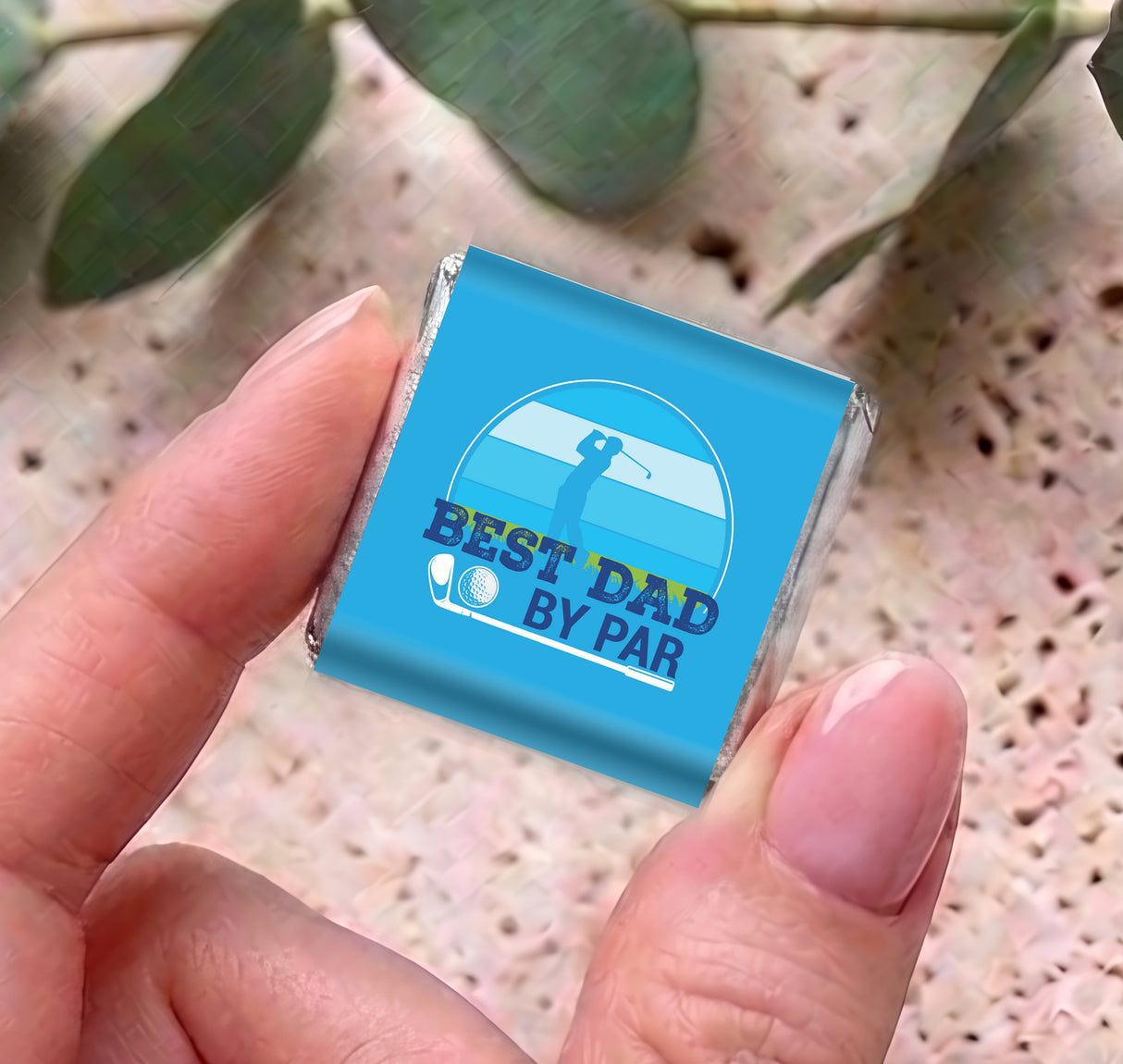 Best Dad By Par Golf Fathers Day Personalised Mini Chocolates