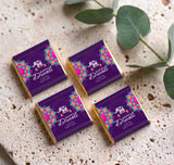 Diwali Purple Elephant Personalised Mini Chocolates