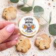 Cheers Beers 90th Birthday Personalised Bite Size Choc Chip Cookies