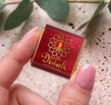 Diwali Red Candle Personalised Mini Chocolates