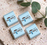 Tie Moustache Fathers Day Personalised Mini Chocolates