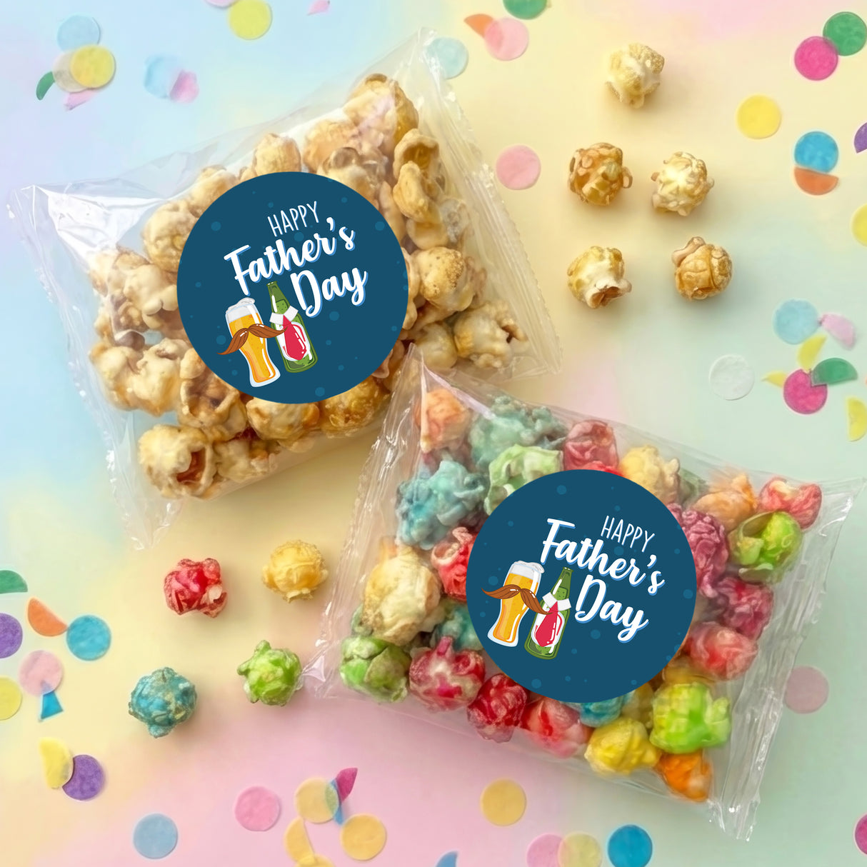 Fun Beers Fathers Day Personalised Popcorn Bag