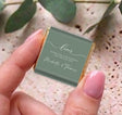 Sage Green Wedding Love Personalised Mini Chocolates