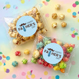 Tie Moustache Fathers Day Personalised Popcorn Bag
