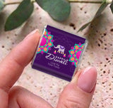 Diwali Purple Elephant Personalised Mini Chocolates